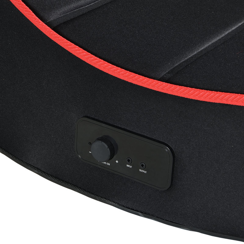 Chaise de jeu pliable avec haut-parleurs Bluetooth pour consoles et appareils
