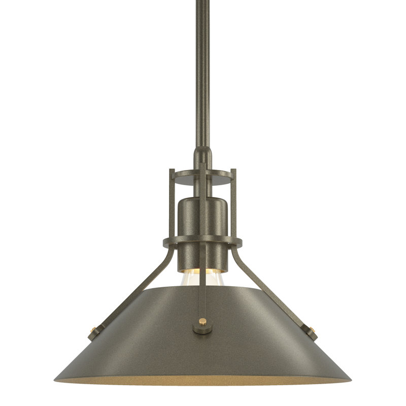 Henry 1 - Light Single Cone Pendant, Soft Gold, Soft Gold