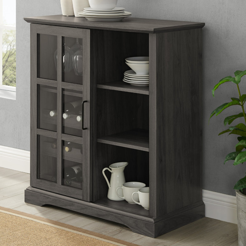 Hartwick 31.5'' Bar Cabinet, Gray