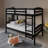 Jeananne Kids Twin Over Twin Bunk Bed-263863365