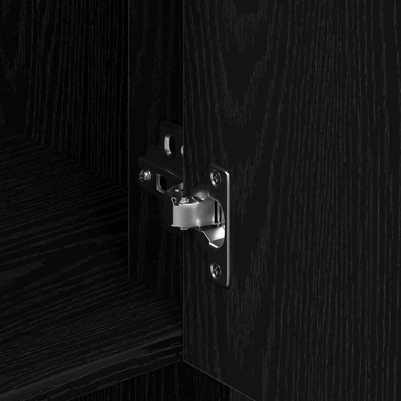 80cm Sideboard, Black Oak