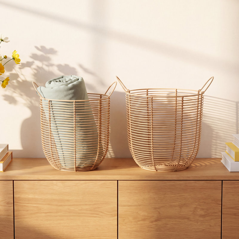 AllModern Wicker Decorative Basket