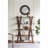 Wooden Accent Mirror With Woven Texture