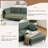 Chenille L-Shaped Sectional-1140891068