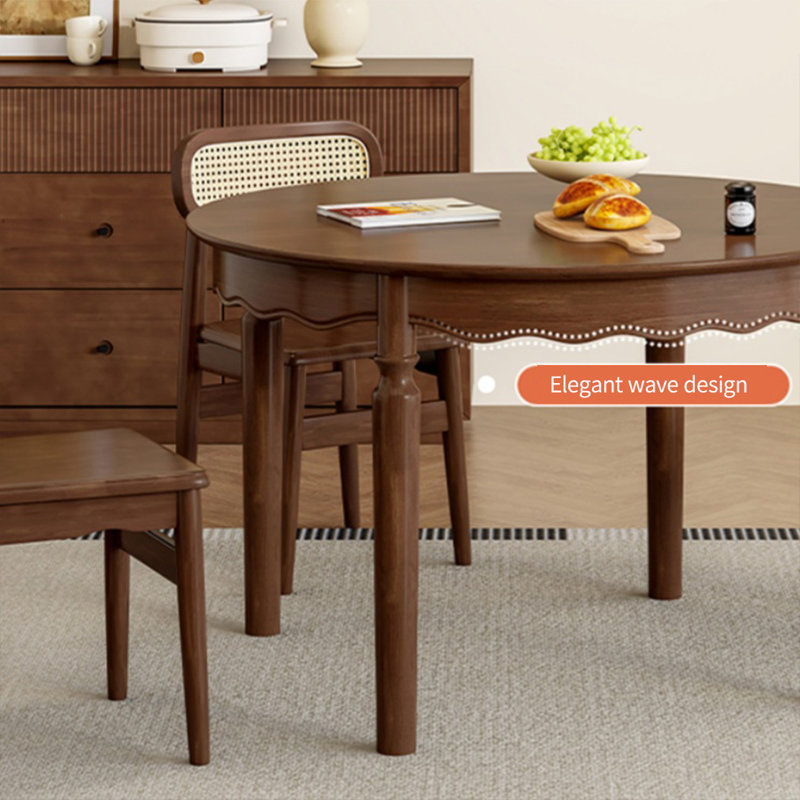 Classic solid wood table set, 7