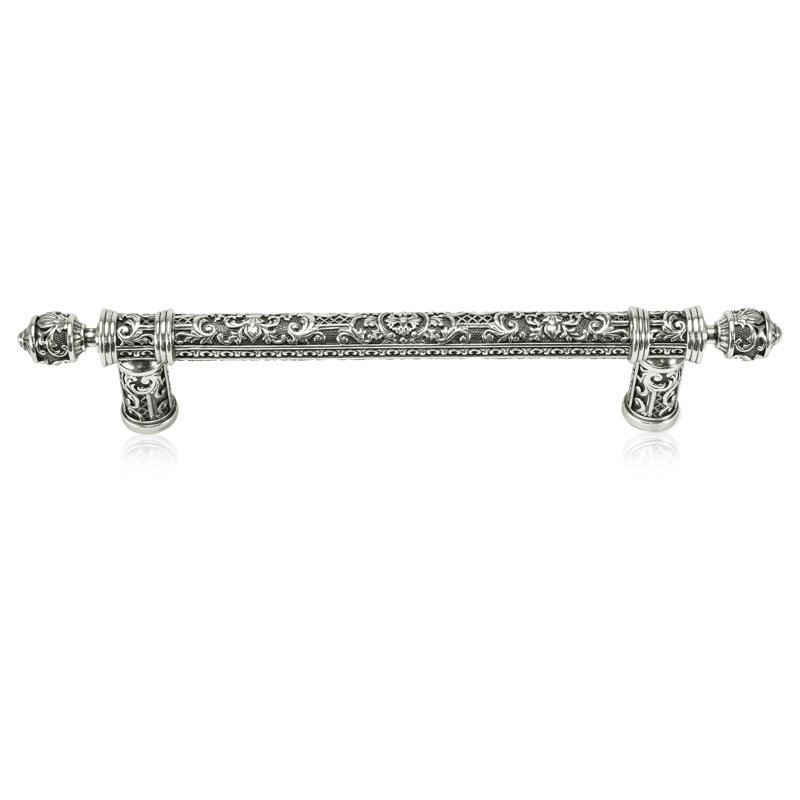 5” C TO C MONTEREY PULL FLORENTINE FINISH, Silver