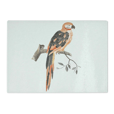 Tempered Glass a Parrot Chopping Board