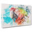 Rainbow Macaw Parrot Watercolour - Wrapped Canvas-56662211