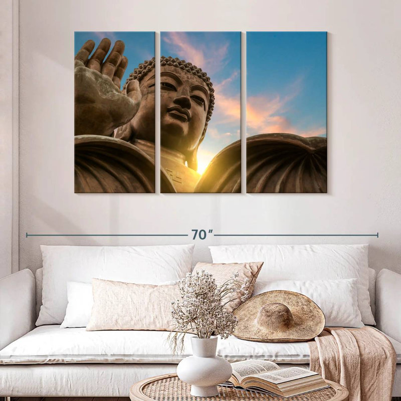 Adella Po Lin Monastery Buddha, 32" H x 50" W