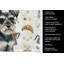 Serviette de cuisine noire et argentée Schnauzer-1234934744