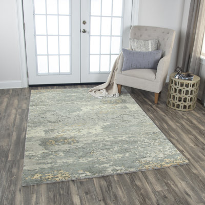 Wool Abstract Indoor Rug