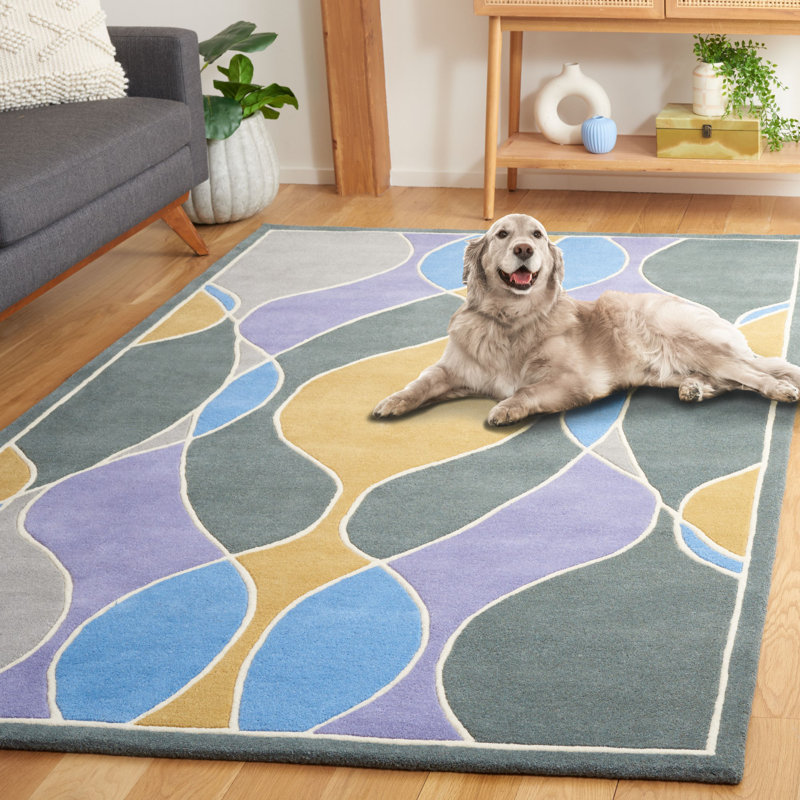 Tapis en laine et viscose Amier Soho, Rectangle 5 pi x 8 pi