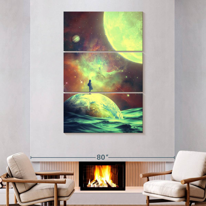 Kelan Moon Shine, 74" H x 48" W