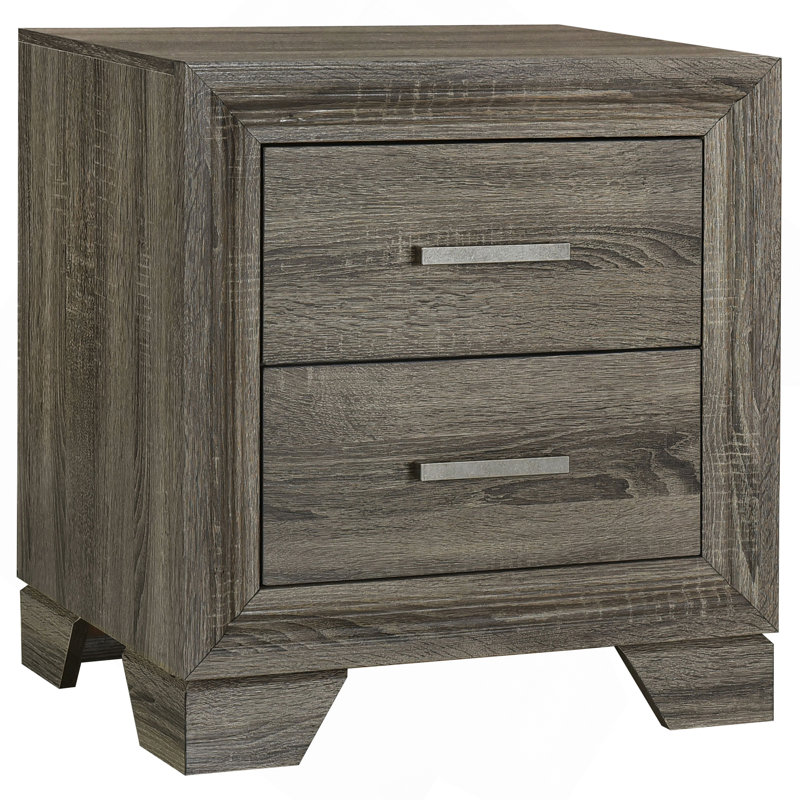 Table de chevet 2 tiroirs Funston