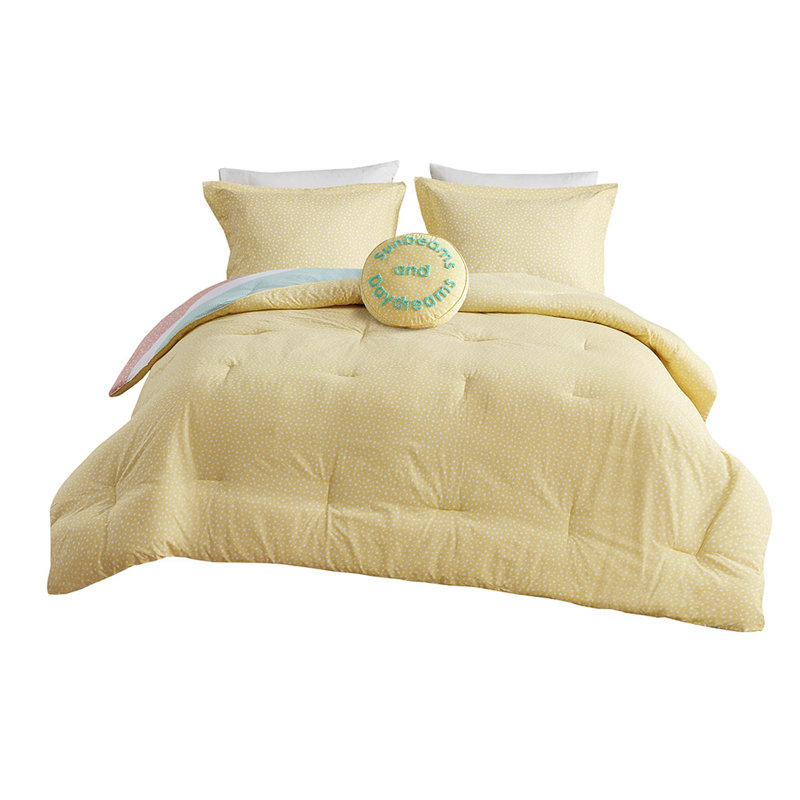 Ensemble d'édredon en coton , Édredon pour lit double / grand lit + 3 pièces s