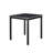 5 Piece Counter Height Table Set, Wooden Kitchen Table Set With Square Table And 4 Upholstered Chairs, Counter Height Dining Table With Crystal Decoration And Chair Set For Kitchen, Dining Room,Black
