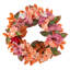 Couronne d'automne artificielle avec hortensias et roses, décoration florale pour porte d'entrée, couronne de l'Action de grâce, porche, mur, décoration intérieure