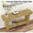 55-Inch Farmhouse Console Table,Wooden Rectangular Sofa Table Behind The Couch,Industrial Entryway Table With Storage For Living Room,Entrance,Hallway-1163686463