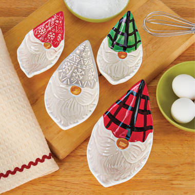 Rae Dunn Christmas Snowmen Kitchen Measuring Cups 