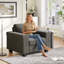 Fauteuil d'appoint 39,8 po, petit fauteuil de lecture moderne pour bureau personnel-1427750927