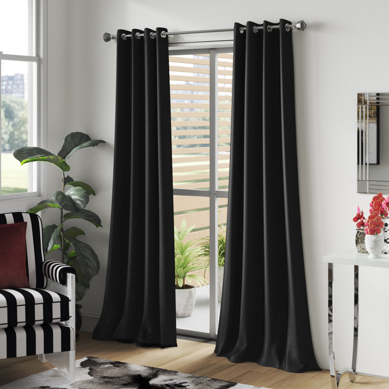 Blackout Curtain Pair, Sage, 132cm W x 305cm L