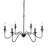 Baretta 6 - Light Dimmable Classic / Traditional Chandelier-329285501