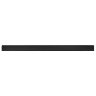 The Tyler 72" Shelf MDF Black Paint