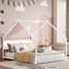 Structure de lit en métal avec lattes et pieds, lit maison-76954844-76954845