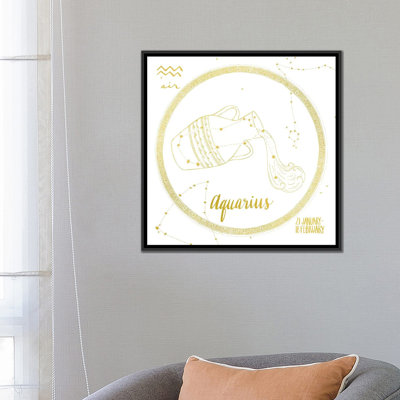 Night Sky Series: Verseau sur toile tendue