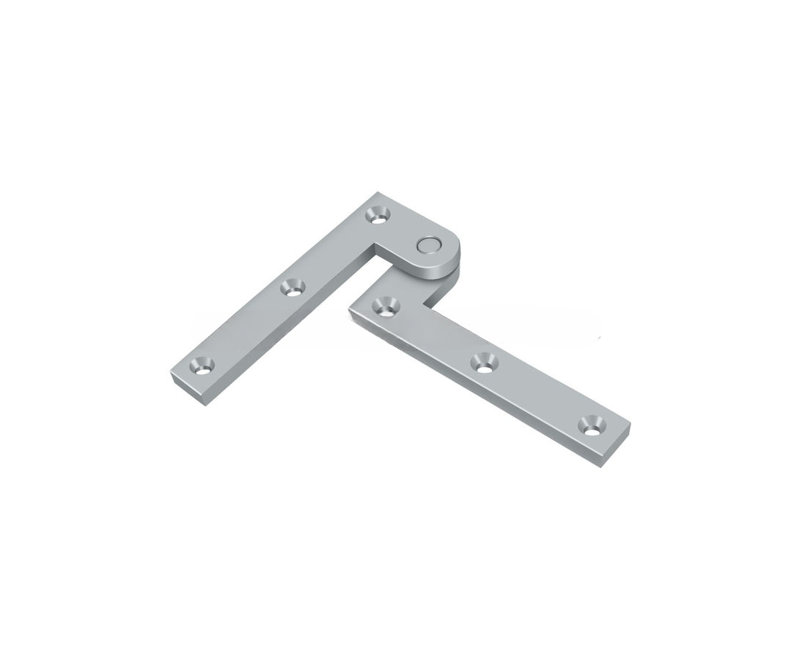 Charnière en chrome brossé Deltana PH35U26D 3-7 / 8 "x 5/8" x 1-5 / 8 ", Chrome brossé