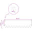 103 cm W Steel Lawn Edging Fencing with 20-132617212-132617213