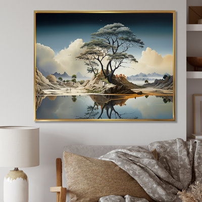 Paysage abstrait du surréalisme III - paysage abstrait