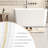 Freestanding 49'' Acrylic Soaking Bathtub, Japanese - Style Square Tub, Glossy White, Corrosion Finish Drainage