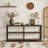 3-Tier Console Table Industrial Sofa Foyer Table for Living Room