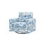 Fauteuil pivotant Lumen Floral pour salon