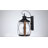 Naresh 1-Light Lantern Sconce with Matte Black and Barnwood accents