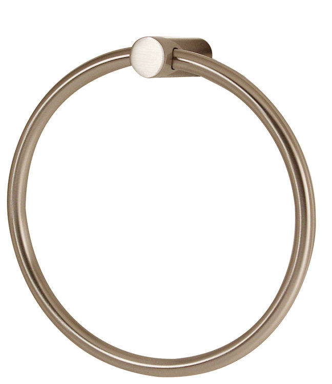 SPA 1 Wall Mounted Towel Ring, Satin Nickel