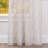 Maizee Striped Semi Sheer Rod Pocket Curtain Panel-53891095-53891082