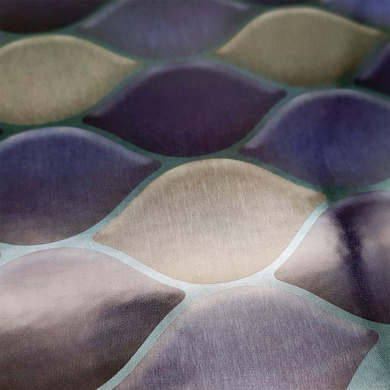 15cm W x 30.5cm L Aluminum Peel and Stick Mosaic Tile