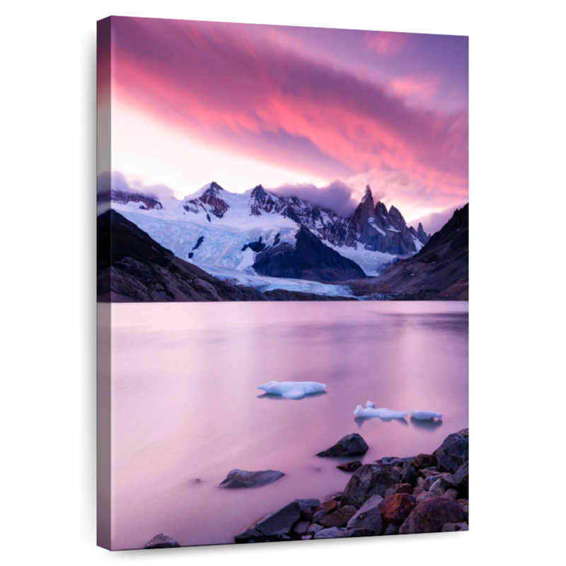 Paysage d'hiver Alvord Patagonia, H 24 po x l 16 po