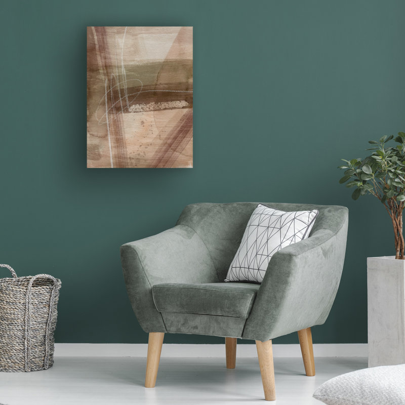 "Peach On Earth I" par Colombe, reproduction sur toile, H 47 po x l 35 po