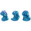 Ensemble de 3 statues de dragon mauve