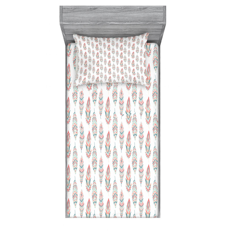 Microfiber Sheet Set, Twin XL Sheet Set with Fitted Sheet