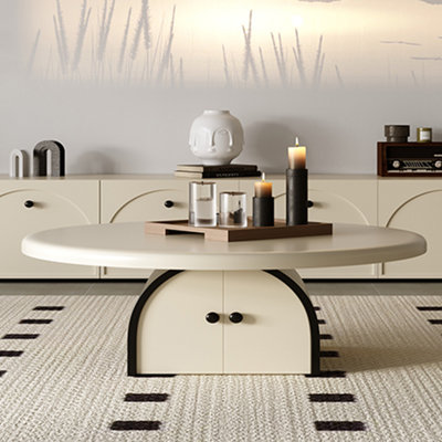 Table basse vintage en bois massif