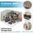 6 ft. W x 8 ft. D Metal Storage Shed with Reinforced Steel Frame and Lockable Doors