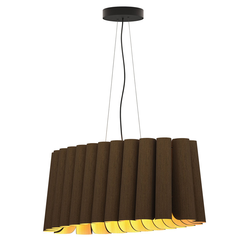 Luminaire suspendu Renata, Ébène