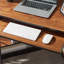 Lambrecht Corner Computer Desk with Smooth Keyboard and Storage Shelves, Farmhouse Triangle Computer Desk for Home Office, Living Room, Bedroom and Small Spaces-1116664868