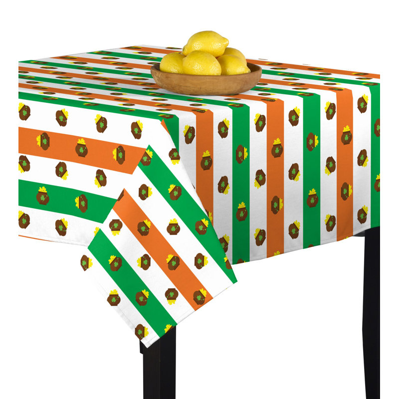 Caius Pot of Gold Stripe Tablecloth