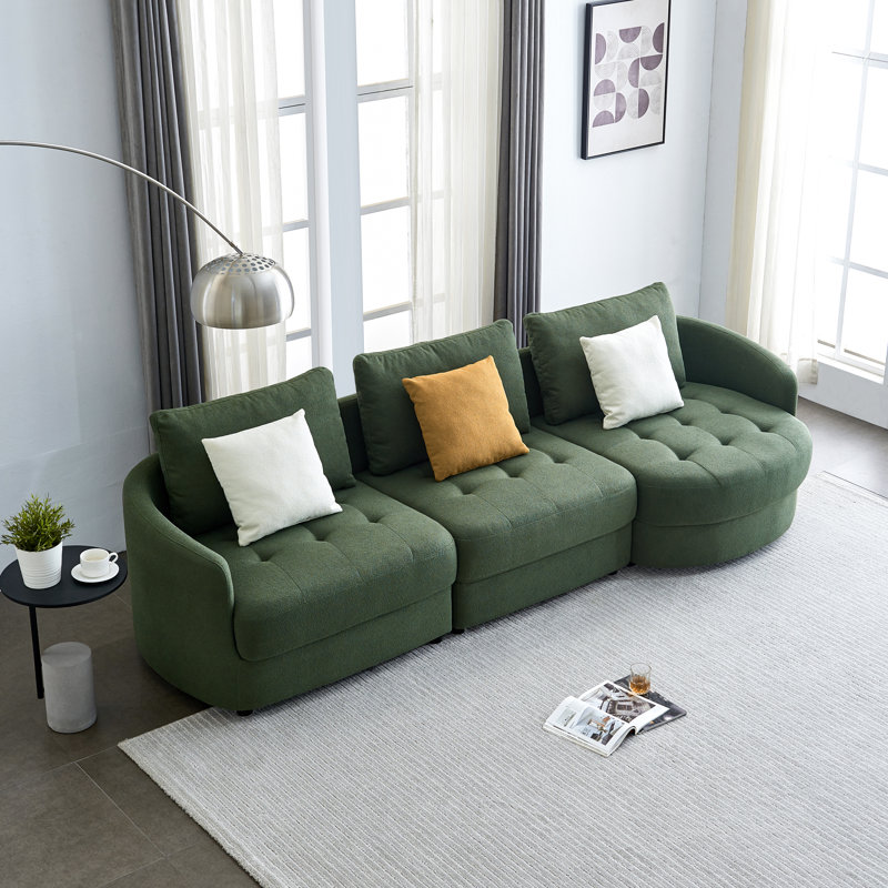 Ivy Bronx Edrikas 3 - Piece Upholstered Sectional | Wayfair