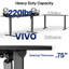 63" x 32" Electric Desk with Touch Screen Memory Controller, 2E1B Series-62405156